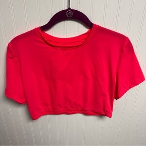Skims Fits Everybody Super Cropped T-Shirt Ultra Pink XL